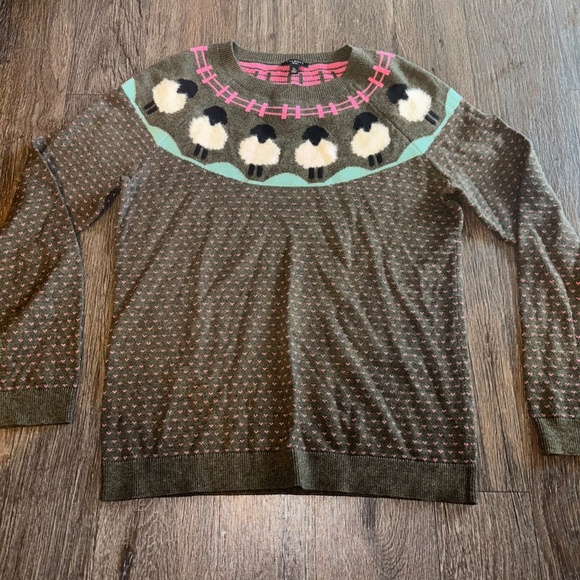 Talbots small petite adorable sheep sweater so soft! - Picture 4 of 10